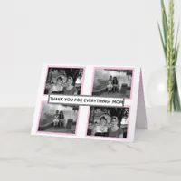 Add your favorite photos of you and your mom card