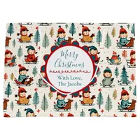 Merry Christmas  | Sledding Children Christmas Large Gift Bag