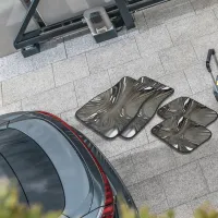 Luxury Metallic Swirl Car Mats