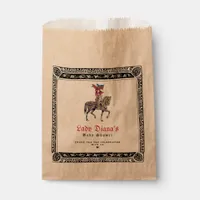 Medieval Renaissance Knight Renfaire Baby Shower Favor Bag