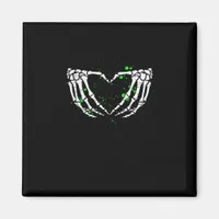 Skeleton Hand Heart Sign Costume Halloween Magnet