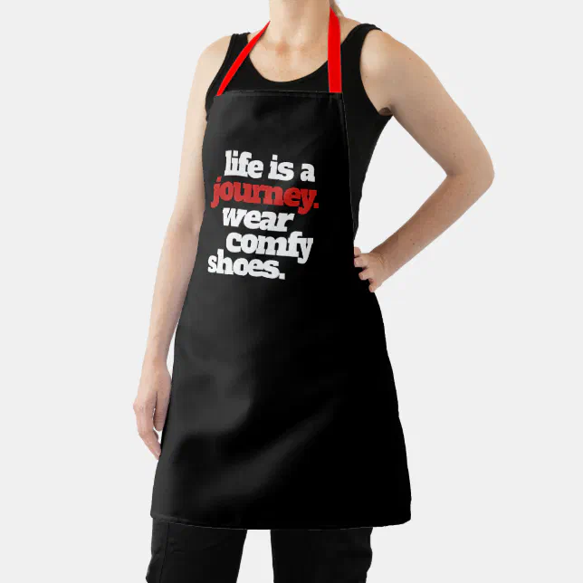 Funny Life is a Journey ... Apron