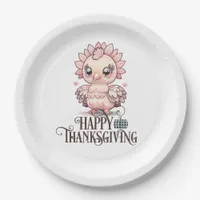 Cute Thanksgiving Turkey Paper Plates