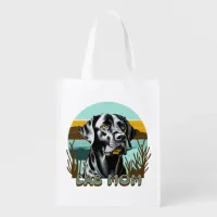 Black Lab | Lab Mom Dog Lover Grocery Bag