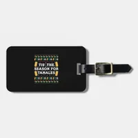 Tis Season For Tamales Funny Mexican Christmas Luggage Tag