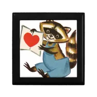 Vintage Raccoon Love Gift Box