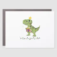 Let's Get Lit Christmas Classic Car Magnet