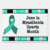 Myasthenia Gravis Awareness Yard Sign