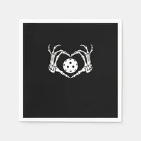 Halloween Pickle Skeleton Heart Hands Napkins