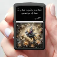 Mystical Lutino Opaline Fischeri in Bloom Zippo Lighter