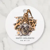 Leopard Gnome Favor Tags