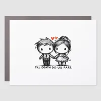 Till Death Do Us Part Classic – Gothic Romance Des Car Magnet