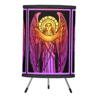 Stained Glass Angel Tripod Lamp