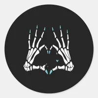 Skeleton Hand Classic Halloween Classic Round Sticker