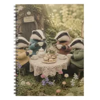 The Badger Tea Party Notebook