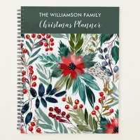 Winter Plants Berries Leaves Nature Christmas Planner