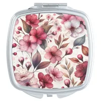 Cherry Blossom Compact Mirror