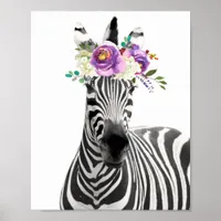 Beautiful Zebra Poster