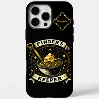 Treasure hunting design featuring gold and shovel iPhone 16 pro max case