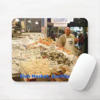 Fish Market Seattle Washington Mouse Pad