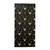 Deer Antlers Arrows Christmas Pattern V2 Gld ID861 Cloth Napkin