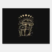 Mushrooms & Minimalism Cottage  Aesthetic Goblinco Sign