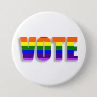 Rainbow LGBT Vote Button