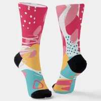 Colorful Abstract Socks