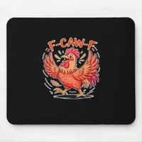 F-Caw-F Attitude Classic Retro Style Mouse Pad