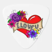 I Love You } Marriage Proposal   Guitar Pick