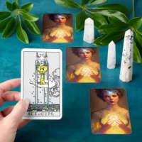 Glowing Fairy Goddess of Light Fantasy Art Tarot