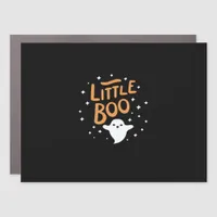 Little Boo Happy Halloween Vintage Classic Car Magnet