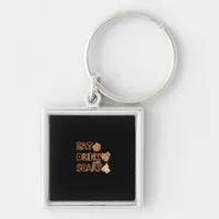 Eat Drink And Be Scary Graphic Keychain