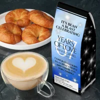 Elegant 67th Star Sapphire Wedding Anniversary Roasted Coffee