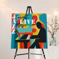 Concert Poster The Pianist - Original Oil Painting