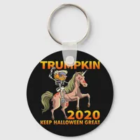 Trumpkin Keep Halloween Great Pumpkin   Keychain