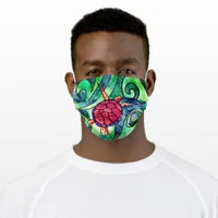 Sea Turtle Colorful Tropical Adult Cloth Face Mask