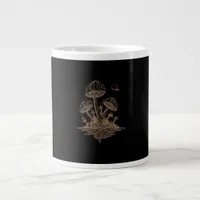 Cottagecore Mushrooms Fungi Goblincore Aesthetic Giant Coffee Mug