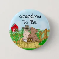 Grandma To Be Boy's Baby Shower    Button
