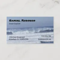 Bus. Card - Ocean Waves