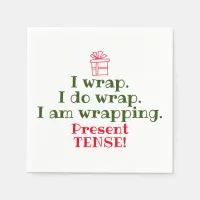 Funny Christmas Pun | Cute Holiday Grammar Napkins