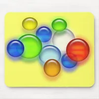 Mousepad - colored bubbles