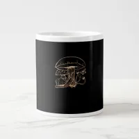 Cottagecore Aesthetic Goblincore Mushroom Snail Giant Coffee Mug