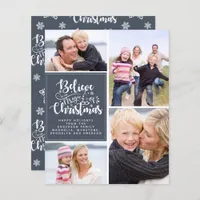 Budget Believe in the Magic of Christmas Card