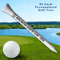 Custom Logo Country Club Company Personalized  Golf Tees