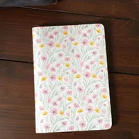 Spring Summer Yellow Pink Purple Floral Watercolor Passport Holder