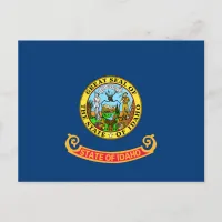 Idaho State Flag Postcard