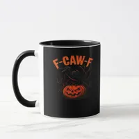 F-Caw-F Halloween Trendy Casual Mug