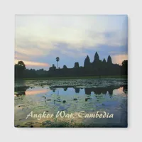 Angkor Wat Silhouette Colours Magnet