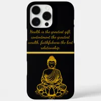 Buddha in Lotus Pose iPhone 16 Pro Max Case